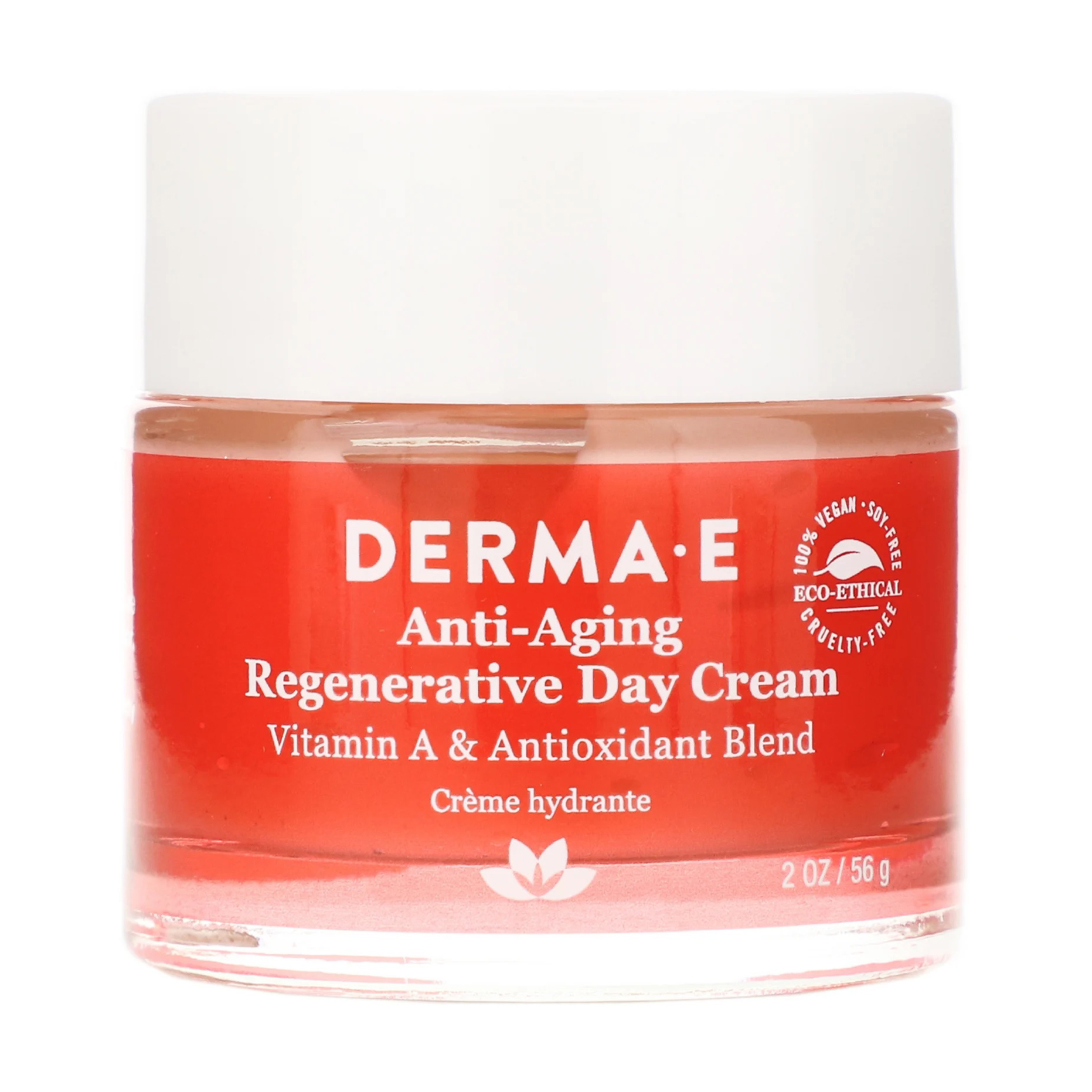 Денний антивіковий крем для обличчя Derma E Anti-Wrinkle Anti-Aging Regenerative Day Cream з вітаміном А та антиоксидантами, 56 г